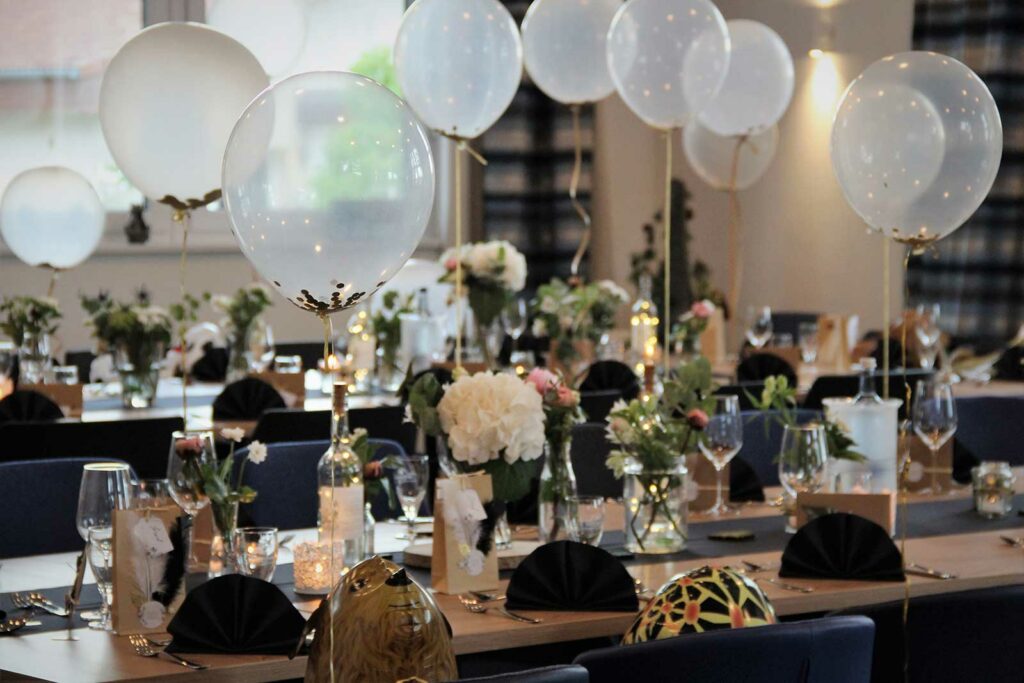 Deko Hochzeit im Privat & Boutique Hotel Lenz in Fünfseen