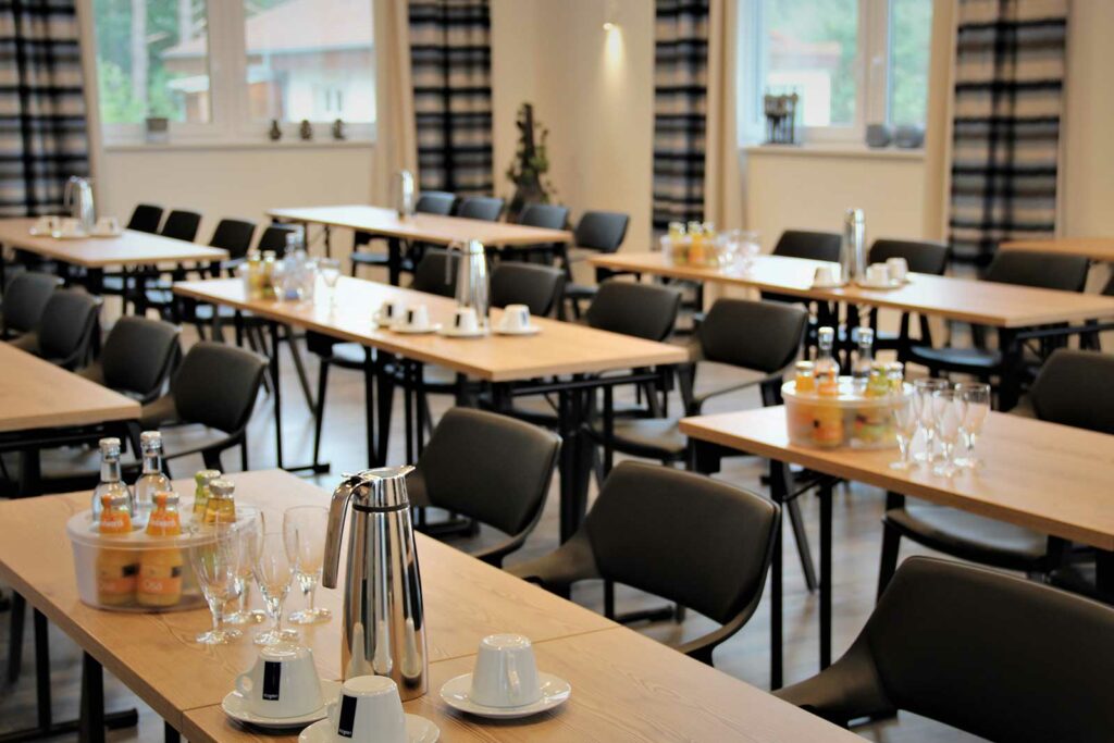 Blick in den Tagungsraum im Privat & Boutique Hotel Lenz in Fünfseen